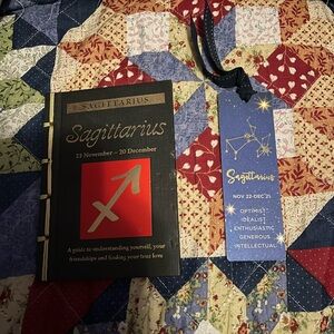 Sagittarius Book and Bookmark Set